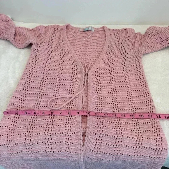 Free People Beach Fauchet Maxi Open Knit Cardigan Sweater size XS - Picture 11 of 14